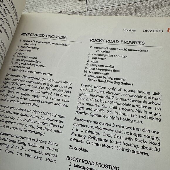 Betty Crocker Microwave Cooking Cookbook Recipes Cook‎ Book Vintage 1986 - Picture 8 of 15